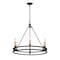 Z-Lite Dennison 6 Light Chandelier, Matte Black 4005-6MB - alternate 5